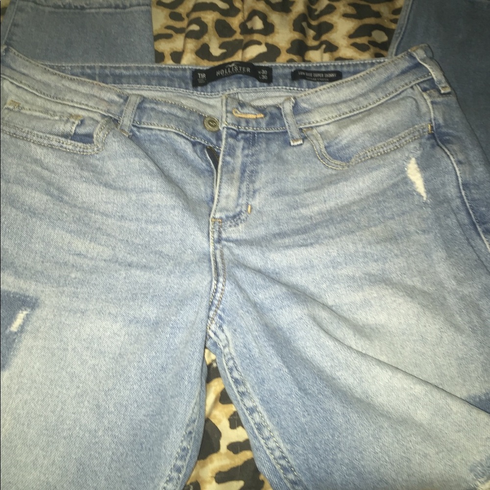 SaleHolister skinny jeans low rise super skinny